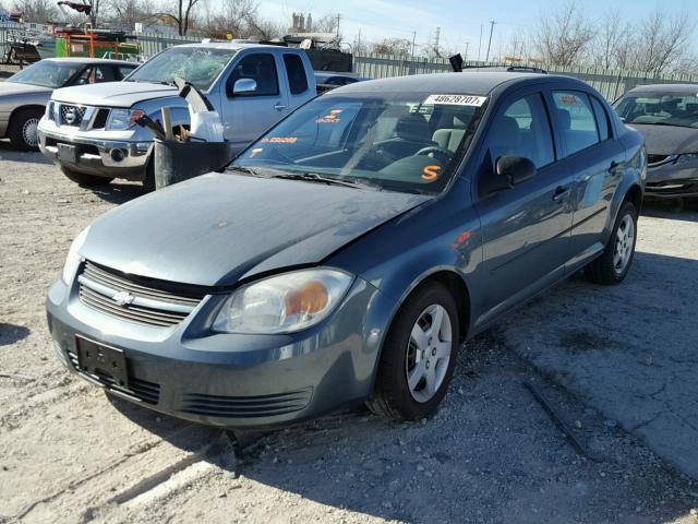 1G1AK52F657556088 - 2005 CHEVROLET COBALT BLUE photo 2