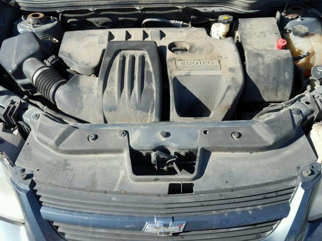 1G1AK52F657556088 - 2005 CHEVROLET COBALT BLUE photo 7