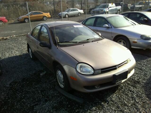 1P3ES46C21D260502 - 2001 PLYMOUTH NEON BASE 棕色 照片 1