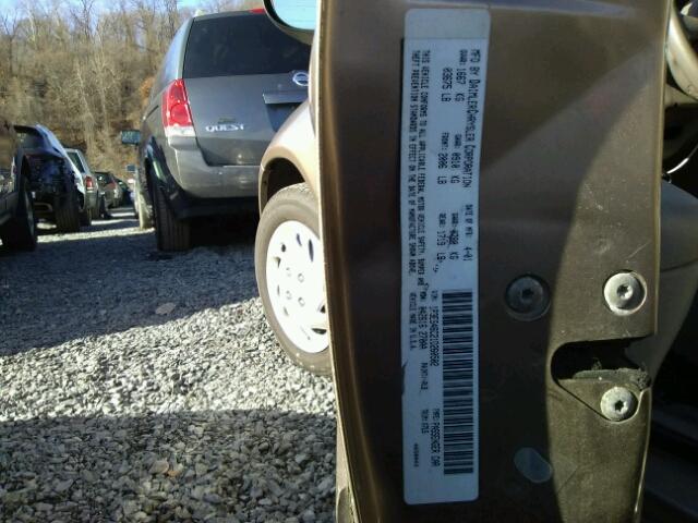 1P3ES46C21D260502 - 2001 PLYMOUTH NEON BASE 棕色 照片 10