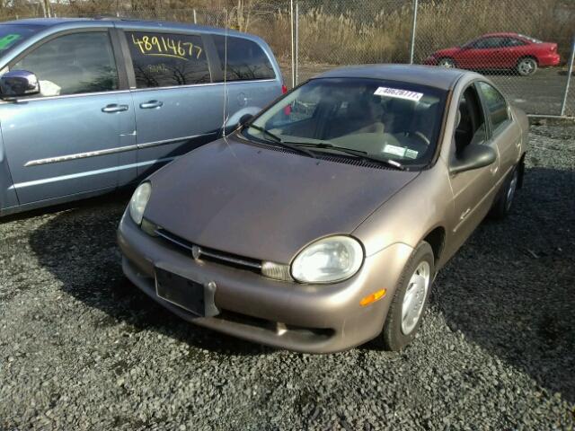 1P3ES46C21D260502 - 2001 PLYMOUTH NEON BASE 棕色 照片 2