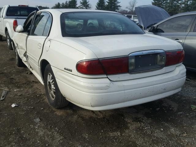 1G4HP54K22U108165 - 2002 BUICK LESABRE CU WHITE photo 3