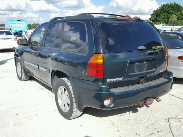 1GKDT13S332344768 - 2003 GMC ENVOY GREEN photo 3