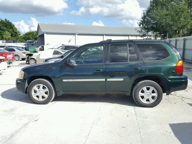 1GKDT13S332344768 - 2003 GMC ENVOY GREEN photo 9