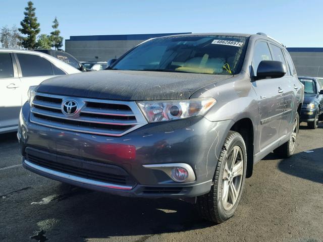 5TDDK3EH9CS150380 - 2012 TOYOTA HIGHLANDER GRAY photo 2