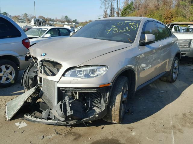 5UXFG8C58DL592228 - 2013 BMW X6 XDRIVE5 ოქროსფერი ფოტო 2