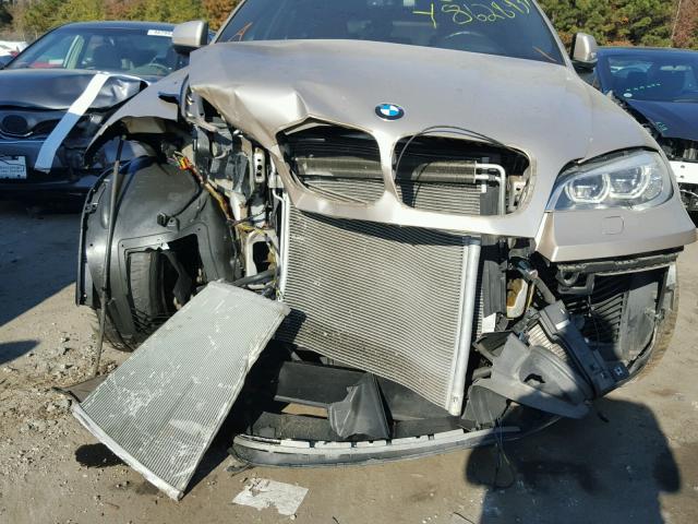 5UXFG8C58DL592228 - 2013 BMW X6 XDRIVE5 ოქროსფერი ფოტო 9