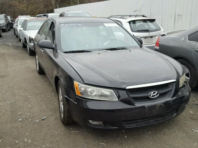 5NPEU46F16H051189 - 2006 HYUNDAI SONATA GLS BLACK photo 1