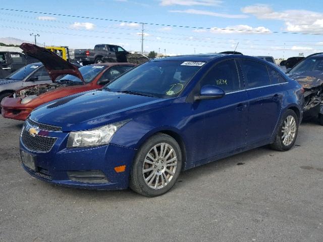 1G1PK5SC4C7211378 - 2012 CHEVROLET CRUZE ECO BLUE photo 2