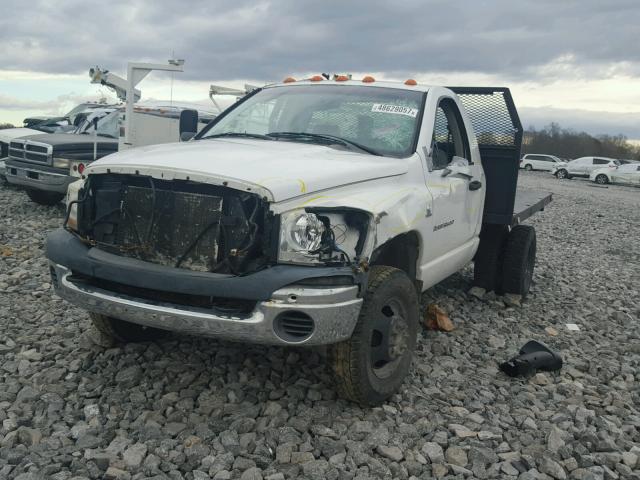 3D7MX46C16G121989 - 2006 DODGE RAM 3500 S WHITE photo 2