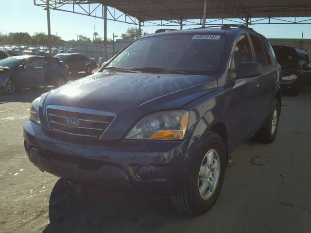 KNDJD736575717962 - 2007 KIA SORENTO EX BLUE photo 2