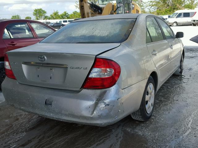 4T1BE32K13U245800 - 2003 TOYOTA CAMRY LE 灰色 照片 4