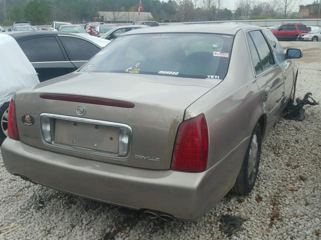 1G6KD54Y03U265253 - 2003 CADILLAC DEVILLE BEIGE photo 4