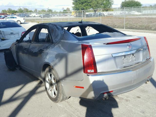 1G6DM577X80117041 - 2008 CADILLAC CTS SILVER photo 3