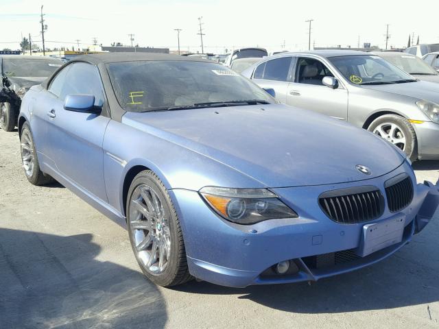 WBAEK13486CN77402 - 2006 BMW 650 I BLUE photo 1