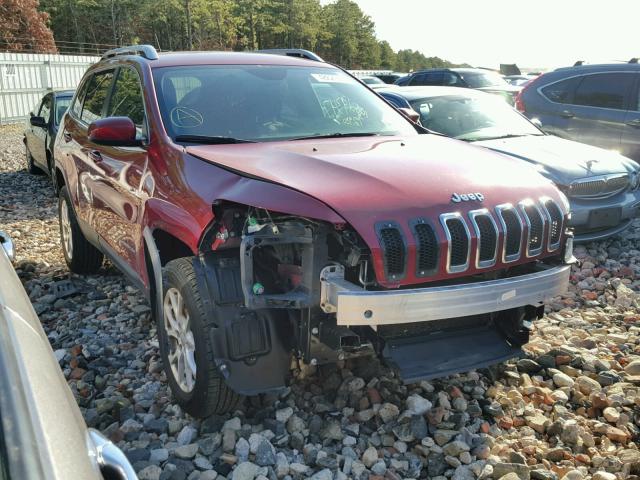 1C4PJMCB2EW179338 - 2014 JEEP CHEROKEE L RED photo 1