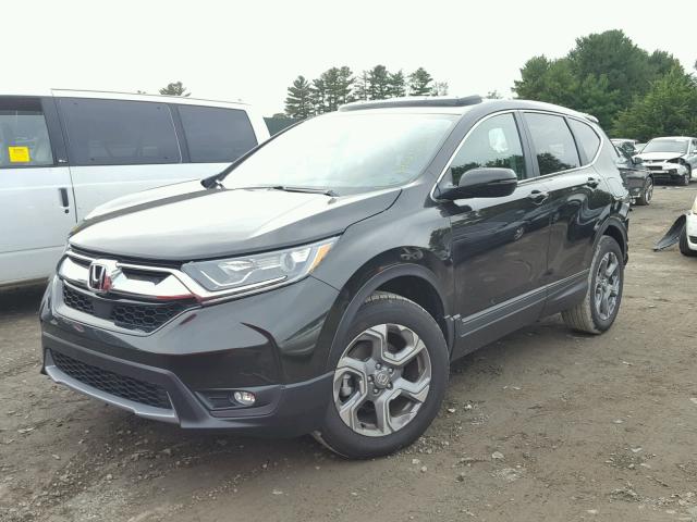 2HKRW2H87JH608968 - 2018 HONDA CR-V EXL BLACK photo 2