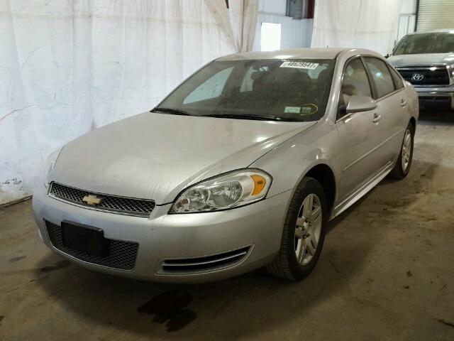 2G1WG5E37D1248576 - 2013 CHEVROLET IMPALA LT SILVER photo 2