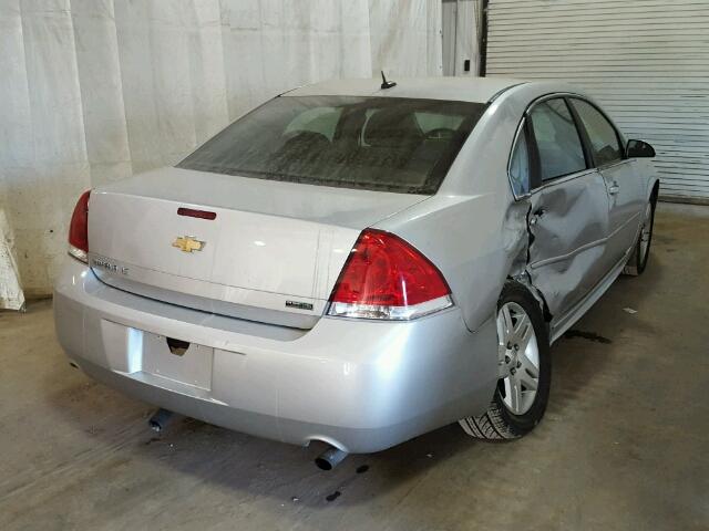 2G1WG5E37D1248576 - 2013 CHEVROLET IMPALA LT SILVER photo 4