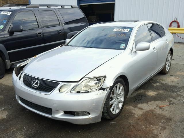 JTHBH96S065024789 - 2006 LEXUS GS GENERAT SILVER photo 2