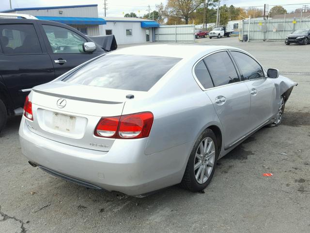 JTHBH96S065024789 - 2006 LEXUS GS GENERAT SILVER photo 4