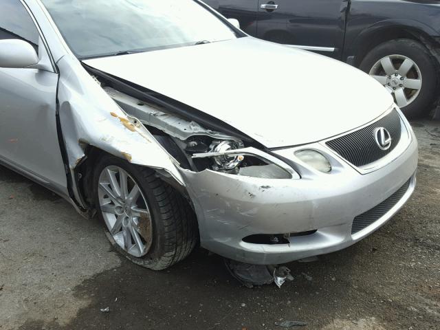 JTHBH96S065024789 - 2006 LEXUS GS GENERAT SILVER photo 9