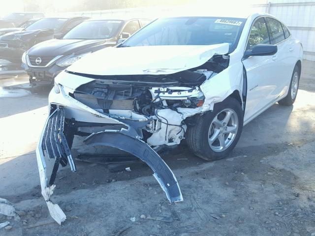 1G1ZB5STXHF141438 - 2017 CHEVROLET MALIBU LS WHITE photo 2