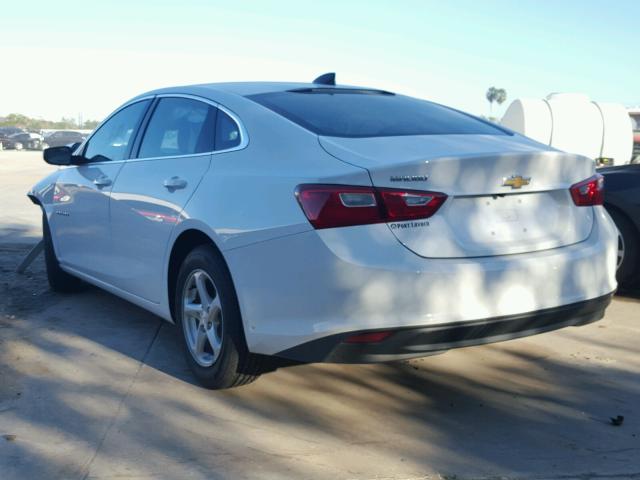 1G1ZB5STXHF141438 - 2017 CHEVROLET MALIBU LS WHITE photo 3