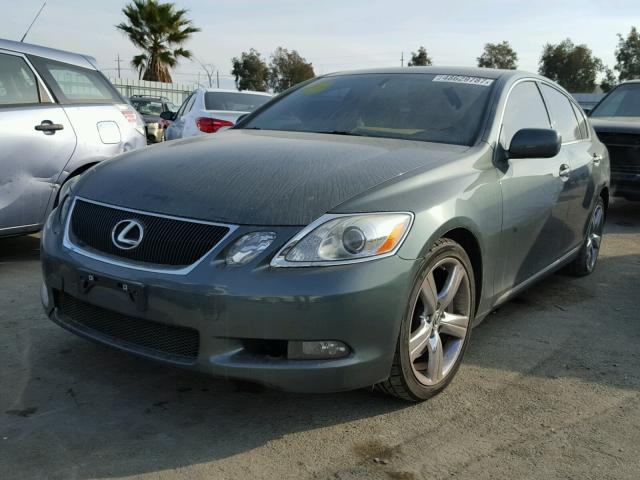 JTHBE96S670026456 - 2007 LEXUS GS 350 GREEN photo 2