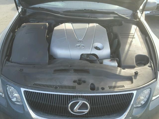 JTHBE96S670026456 - 2007 LEXUS GS 350 GREEN photo 7