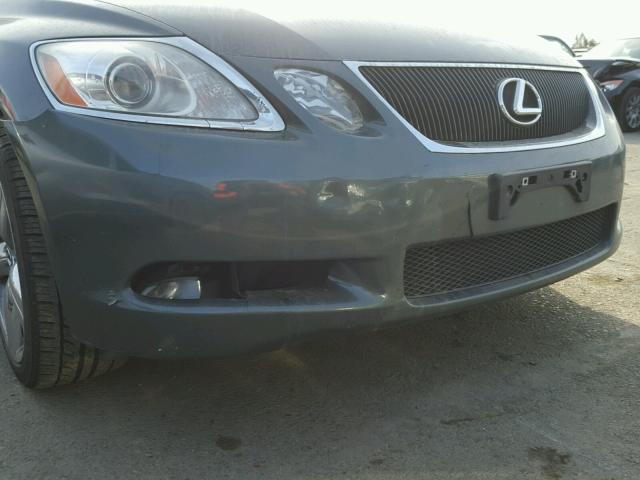 JTHBE96S670026456 - 2007 LEXUS GS 350 GREEN photo 9