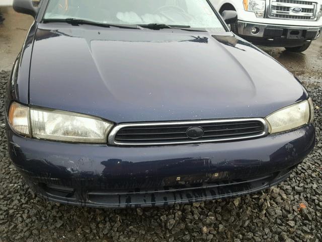 4S3BK4355W7309125 - 1998 SUBARU LEGACY L BLUE photo 10