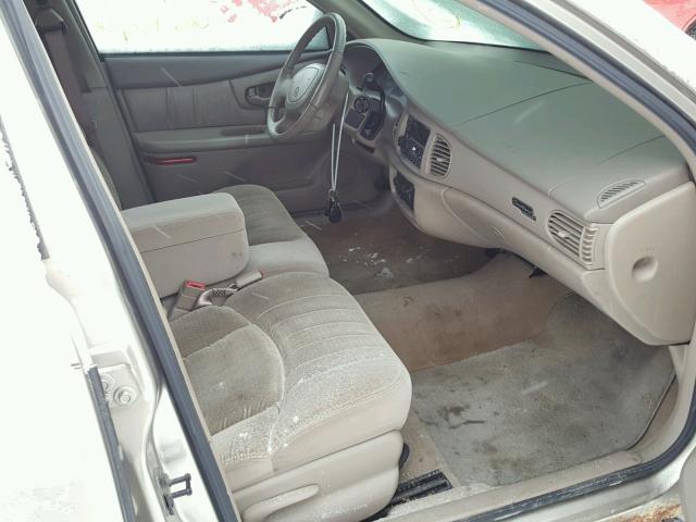 2G4WS52M0X1586257 - 1999 BUICK CENTURY CU TAN photo 5