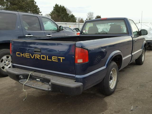 1GCCS1446Y8148127 - 2000 CHEVROLET S TRUCK S1 BLUE photo 4