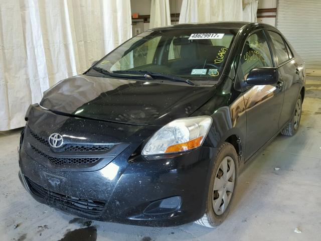 JTDBT923481269104 - 2008 TOYOTA YARIS BLACK photo 2