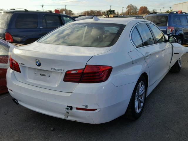 WBA5A7C55ED620245 - 2014 BMW 528 XI WHITE photo 4