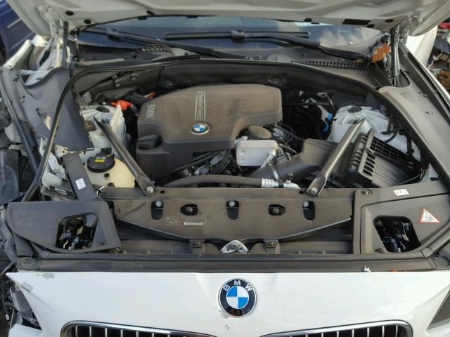 WBA5A7C55ED620245 - 2014 BMW 528 XI WHITE photo 7