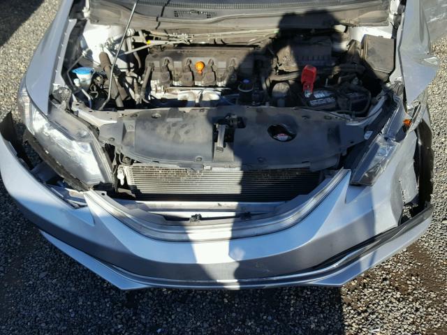 19XFB2F56EE225511 - 2014 HONDA CIVIC LX SILVER photo 7