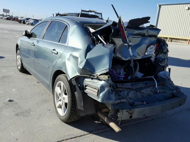 1G1ZG57B994108056 - 2009 CHEVROLET MALIBU LS 绿色 照片 3
