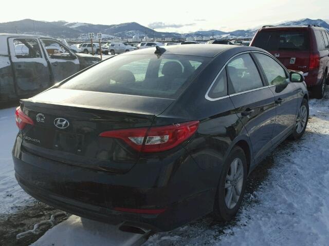 5NPE24AF9GH347236 - 2016 HYUNDAI SONATA SE BLACK photo 4