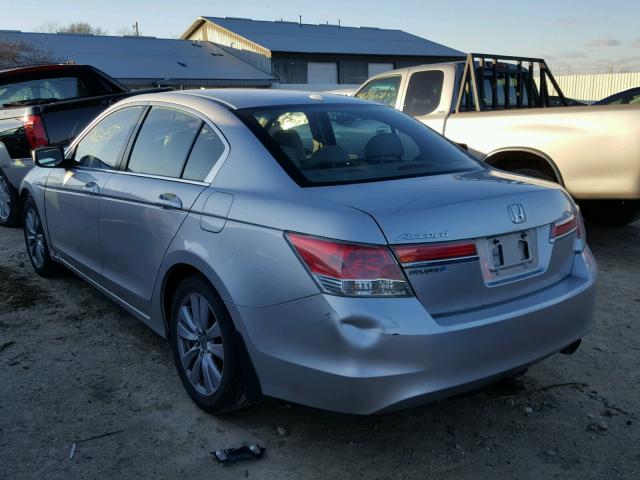 1HGCP2F84BA046477 - 2011 HONDA ACCORD EXL SILVER photo 3