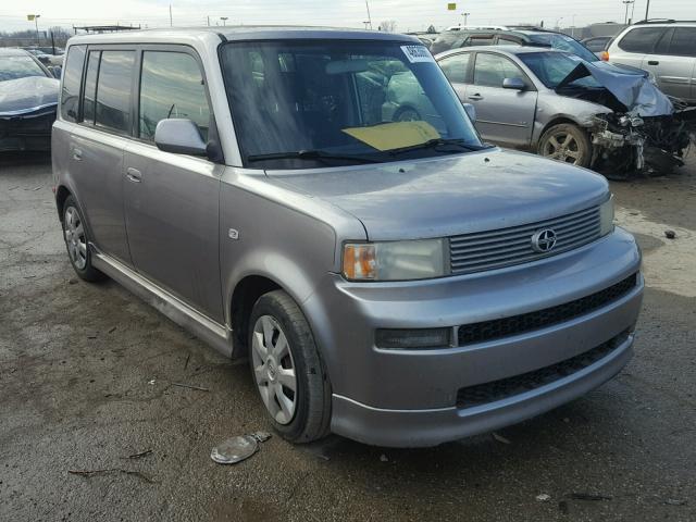 JTLKT324664077916 - 2006 TOYOTA SCION XB GRAY photo 1