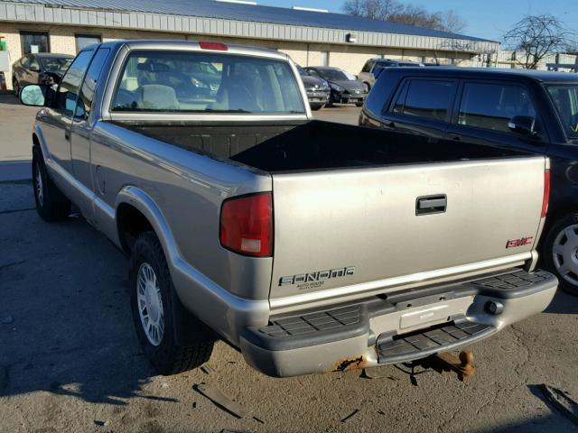 1GTDT19W618194977 - 2001 GMC SONOMA SILVER photo 3