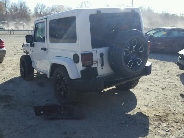 1C4GJWBG3HL637547 - 2017 JEEP WRANGLER S WHITE photo 3