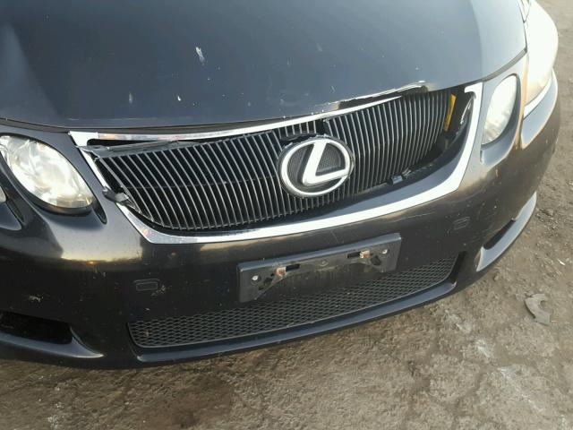 JTHCE96S970011390 - 2007 LEXUS GS 350 BLACK photo 9