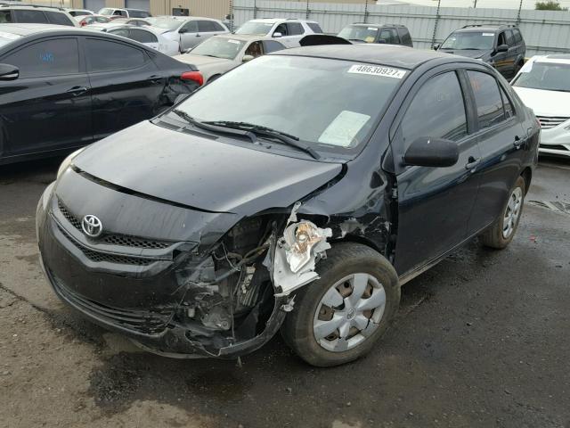 JTDBT903871065522 - 2007 TOYOTA YARIS BLACK photo 2