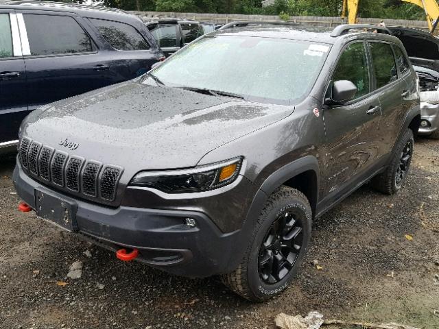 1C4PJMBX4KD216779 - 2019 JEEP CHEROKEE T CHARCOAL photo 2