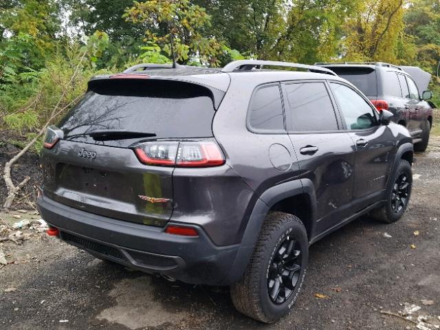 1C4PJMBX4KD216779 - 2019 JEEP CHEROKEE T CHARCOAL photo 4