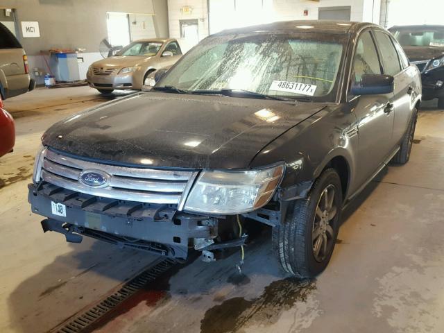 1FAHP24W99G100536 - 2009 FORD TAURUS SEL BLACK photo 2