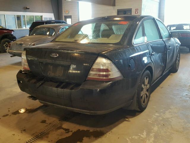 1FAHP24W99G100536 - 2009 FORD TAURUS SEL BLACK photo 4